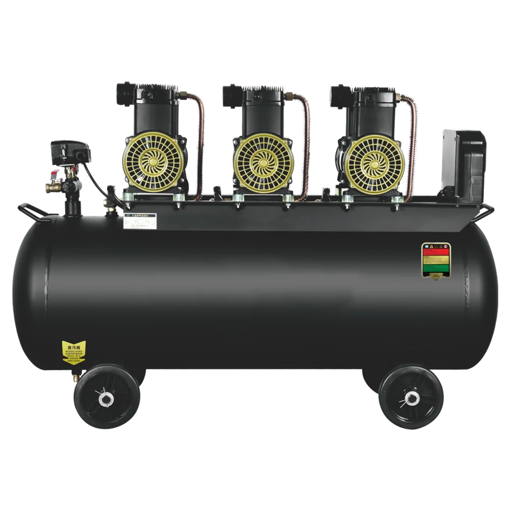 

High Power Professional 1600W Silent Oil-Free Air Compressor Low Noise for Customizable Home Garage Workshop Inflation