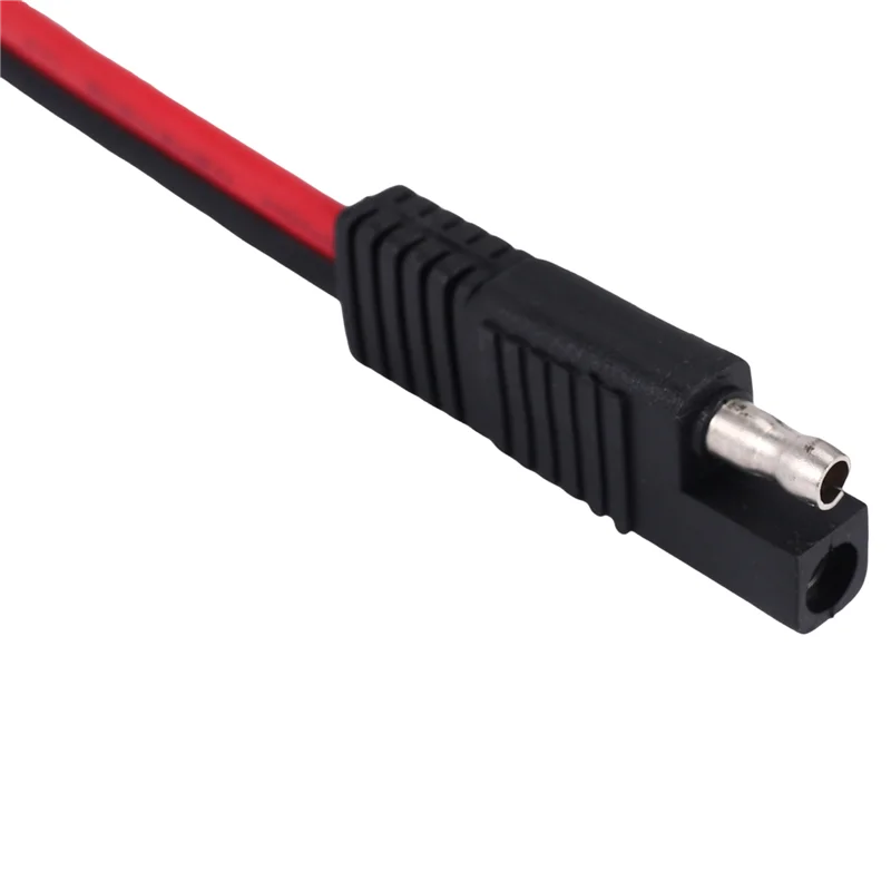 A57E-SAE Connector - SAE Power Socket Sidewall Port, Solar Weatherproof SAE Quick Connect Solar Panel Mount, 12AWG SAE Cable For