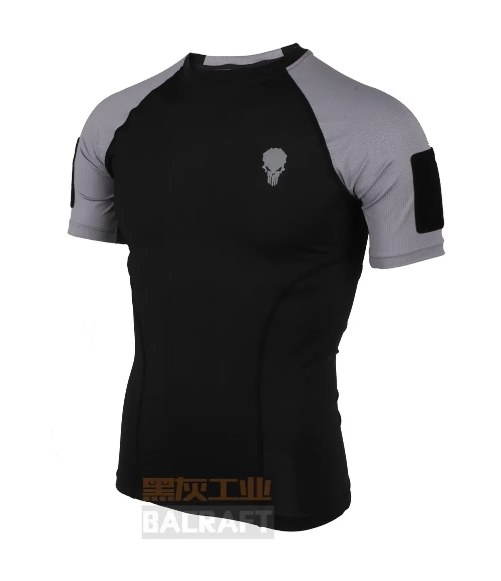 

Футболки с короткими рукавами BACRAFT TRN, облегающая рубашка для фитнеса, быстросохнущие дышащие спортивные тренировочные топы, высокая эластичность