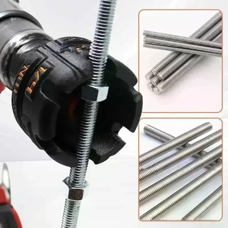 

Metal Convenient And Nultifunctional Nut Zipper Drill Attachment for Fast Nut and Bolt Removal Nut Extractor Tool Wrench