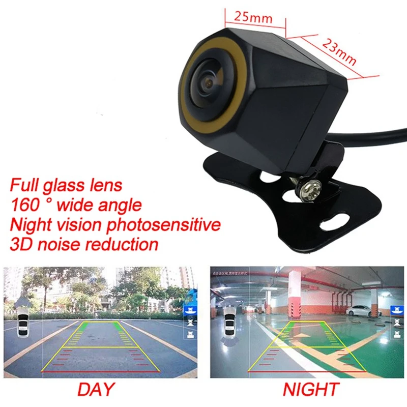 

AHD 2K 160 Degree Fisheye Lens Car Rear View Camera Wide Angle Reversing Backup Starlight Night Vision Waterproof