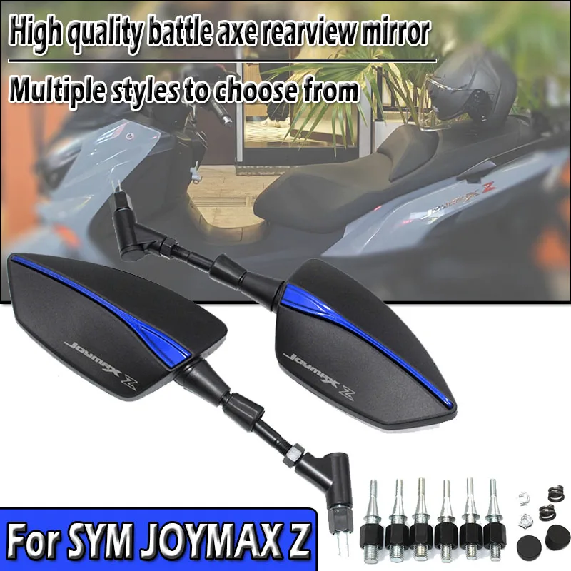 

Зеркало заднего вида для мотоцикла с ЧПУ, алюминиевые боковые зеркала с логотипом JOYMAX Z для SYM JOYMAX Z300 JOYMAX Z300 JOYMAX Z300
