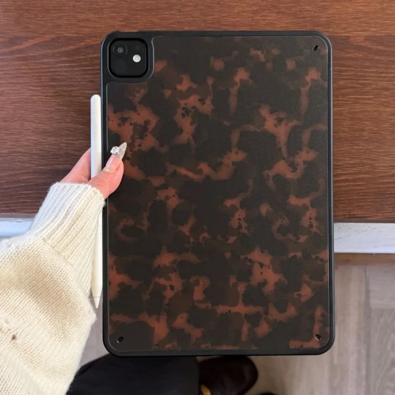 Fashionable Leopard Tablet Case for iPad Mini Air 2 3 4 5 6 7/Pro 9.7 11 12.9 13 Inch (2018-2025)/7 8 9th/10th/11th Gen A16 Bion