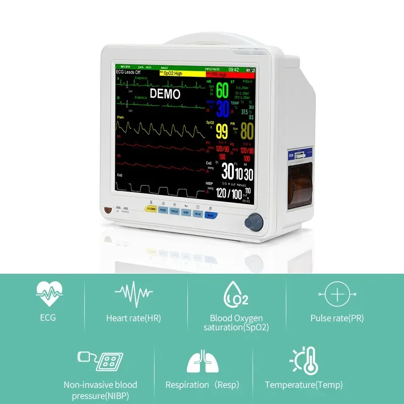 cheap pet monitor veterinary ekg monitoring devices approved ekg machine with adult and children