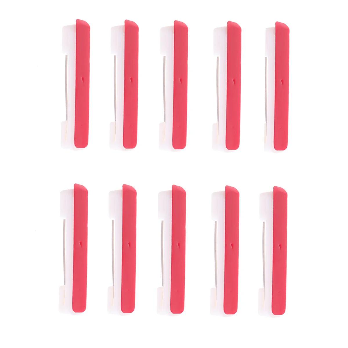 

100pcs Adhesive Safety Bar Pins Durable Plastic Easy Open Name Badges Work Brooch Self Adhesive Buckle Pin Craft Items