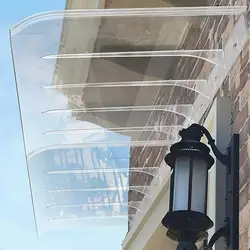 Window Canopy Transparent Canopy Awning Cover for Outdoor Balcony Heavy Duty Door Canopy Roof Exterior for Entryway