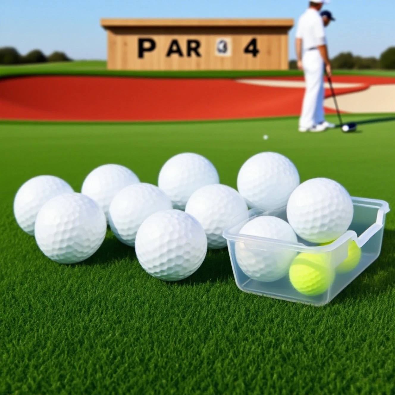 Two Layer Rebound Rubber Durable Golf Practice Ball Suitable for Multi Track Practice Matches Golf Outdoor Sports Equipment New