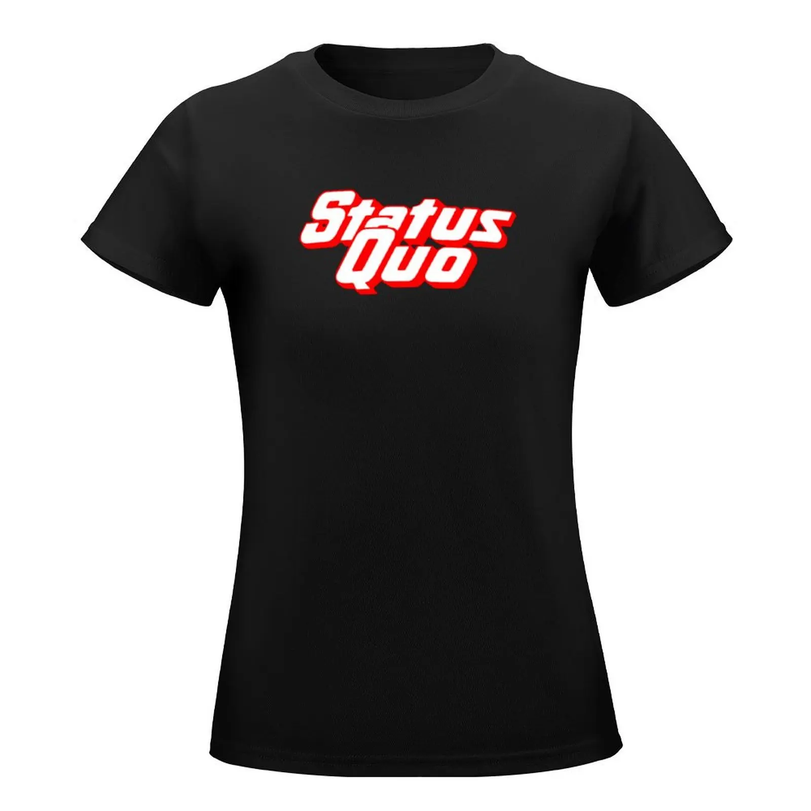 Status Quo T-Shirt Zomerkleding Sportfans Vrouw Kleding