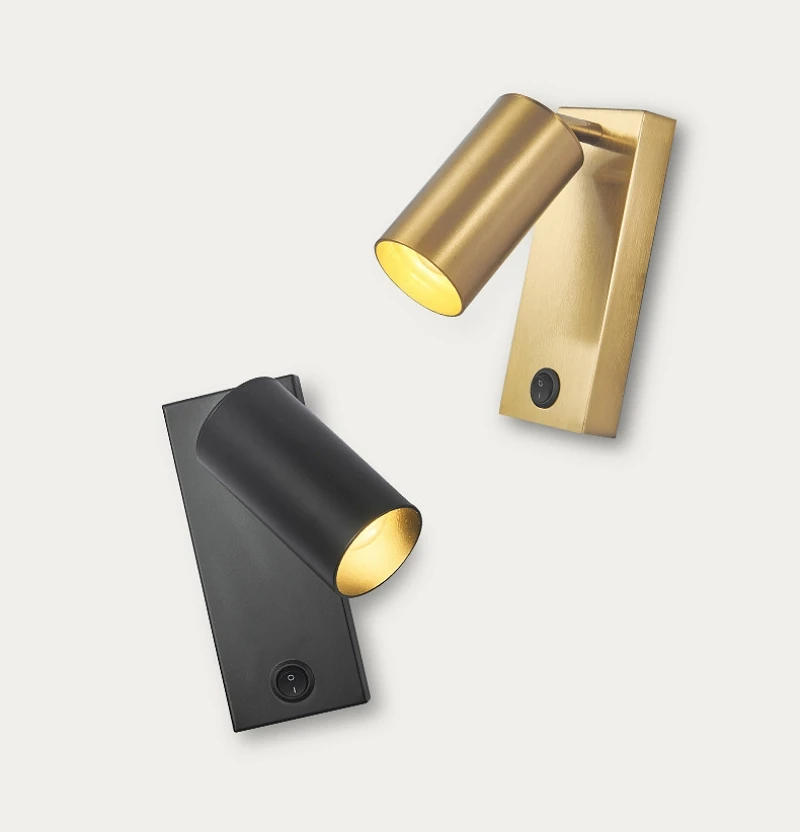 

Nordic Creative LED Wall Lamps For Living Room Bedroom Corridor Adjustable Spotlight Sconce Night Light Interior Small Wall Lamp