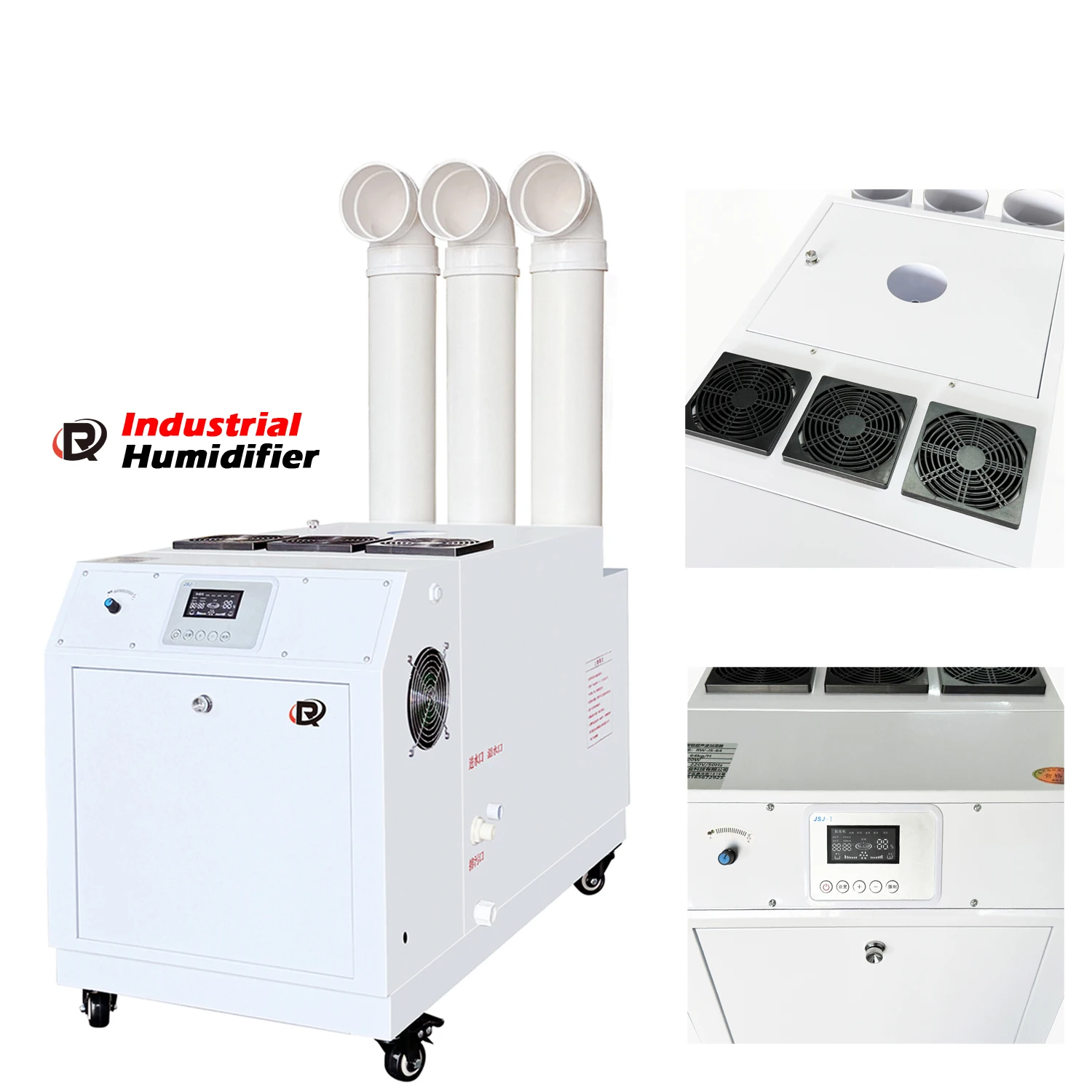 20KG/H Ultrasonic Industrial Humidifier Mist Fog Volume Humidifier Mushroom Air Humidity Controller for Industrial Use