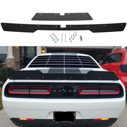 Rear Wickerbill Spoiler for Dodge Challenger 2015-2021 SRT RT Hellcat Scat Pack W Backup Camera ,2 Piece Wicker Bill Spoiler