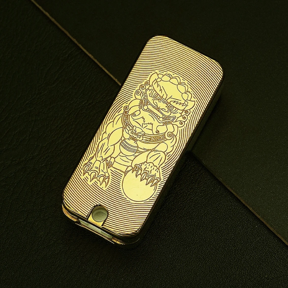 Lion Dance EDC Fidget Slider Spinner Stainless Steel Metal Anti Stress Sensory ADHD Focus Tool Fidgeting Toys