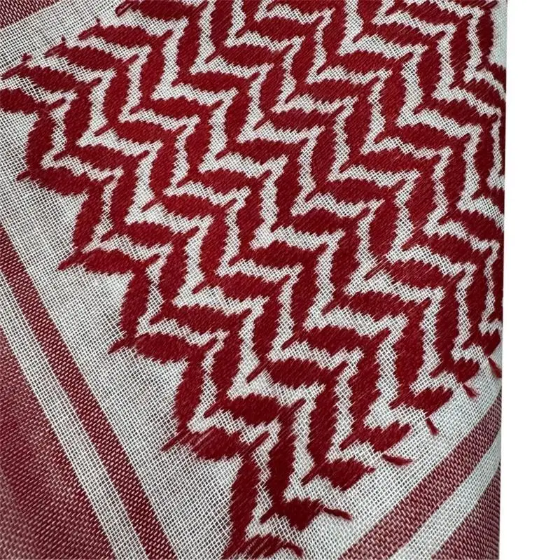 

39BD Stylish Arab Scarf Arafat Headscarf Fringed Headwrap for Men Daily Wear Perfect for Special Occasion and Theme Occasion