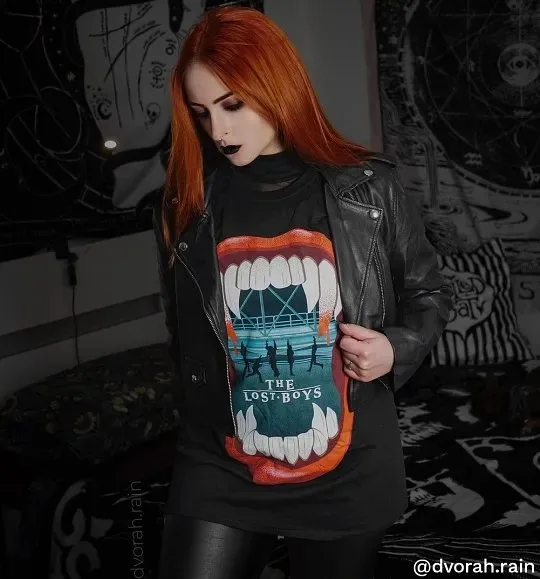 The Lost Boys Silhouette Black T-Shirt Men Women Oversized Y2k Casual Cotton Men's Women's Clothing High Quality T-shirts Tops