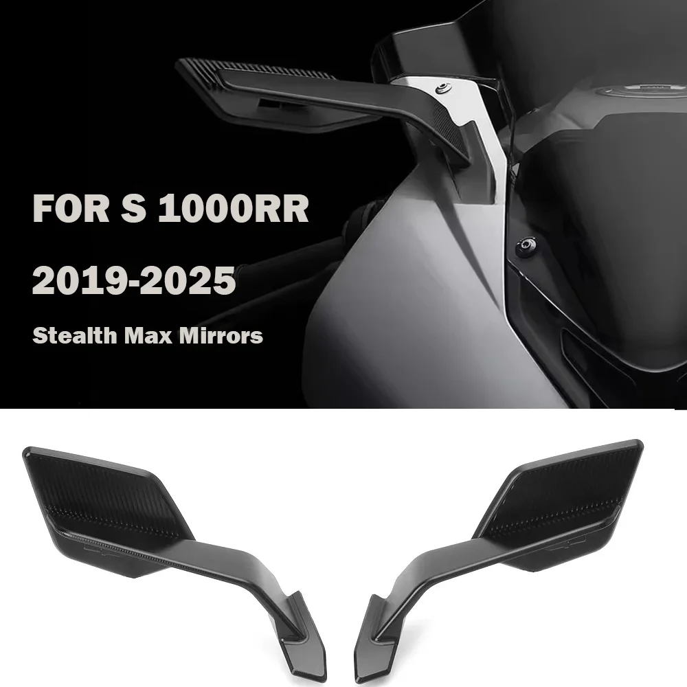 

Motorcycle Stealth Mirrors For BMW S1000RR S1000 RR 2019-2025 Accessories Adjustable Foldable Rearview Mirror S 1000 RR s1000rr