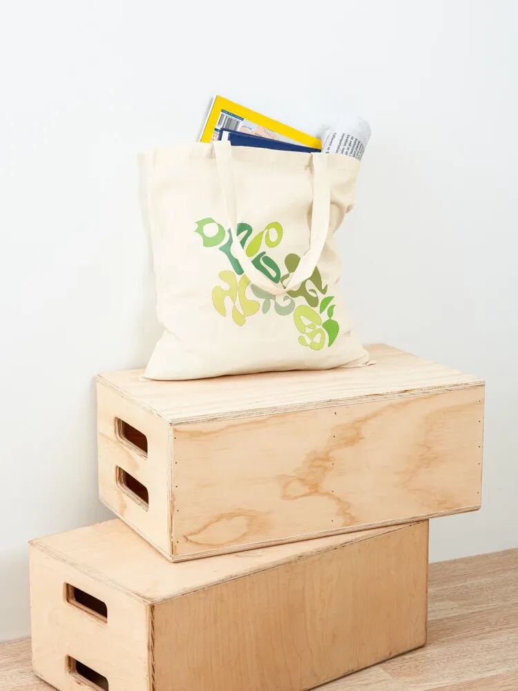 Music Doodle Lovely Day green Tote Bag Big bag women tote bag men eco pack supermarket folding