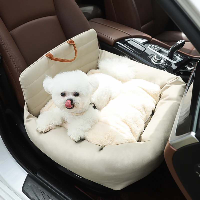 

Car Dog Bed Cat Nest Four Seasons Universal Safety Seat Travel Dog Bed Small Dog Teddy Pet Car Mat