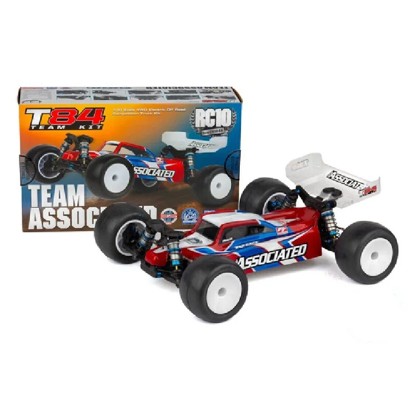 Team Associated 90057 RC10T84 1/10 Unassembled Kit Chassis 4WD Electric Competition Truggy Off-Road RC Car Hobby Model for Adult