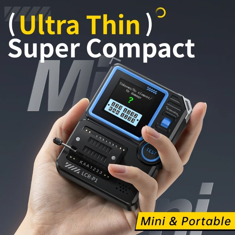 LCRP1 Multifunctional Transistor Tester with Color Screen for Semiconductor Testing Dropship