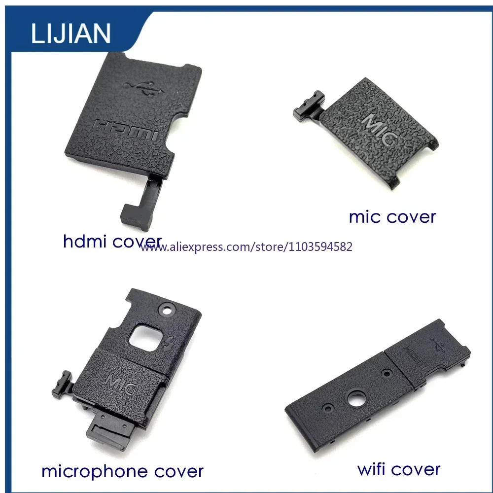 NEW USB Microphone Rubber HDMI-compatible MIC Cap Interface Wifi Cover Door For Canon G7X3 G7X III Digital Camera Repair Part