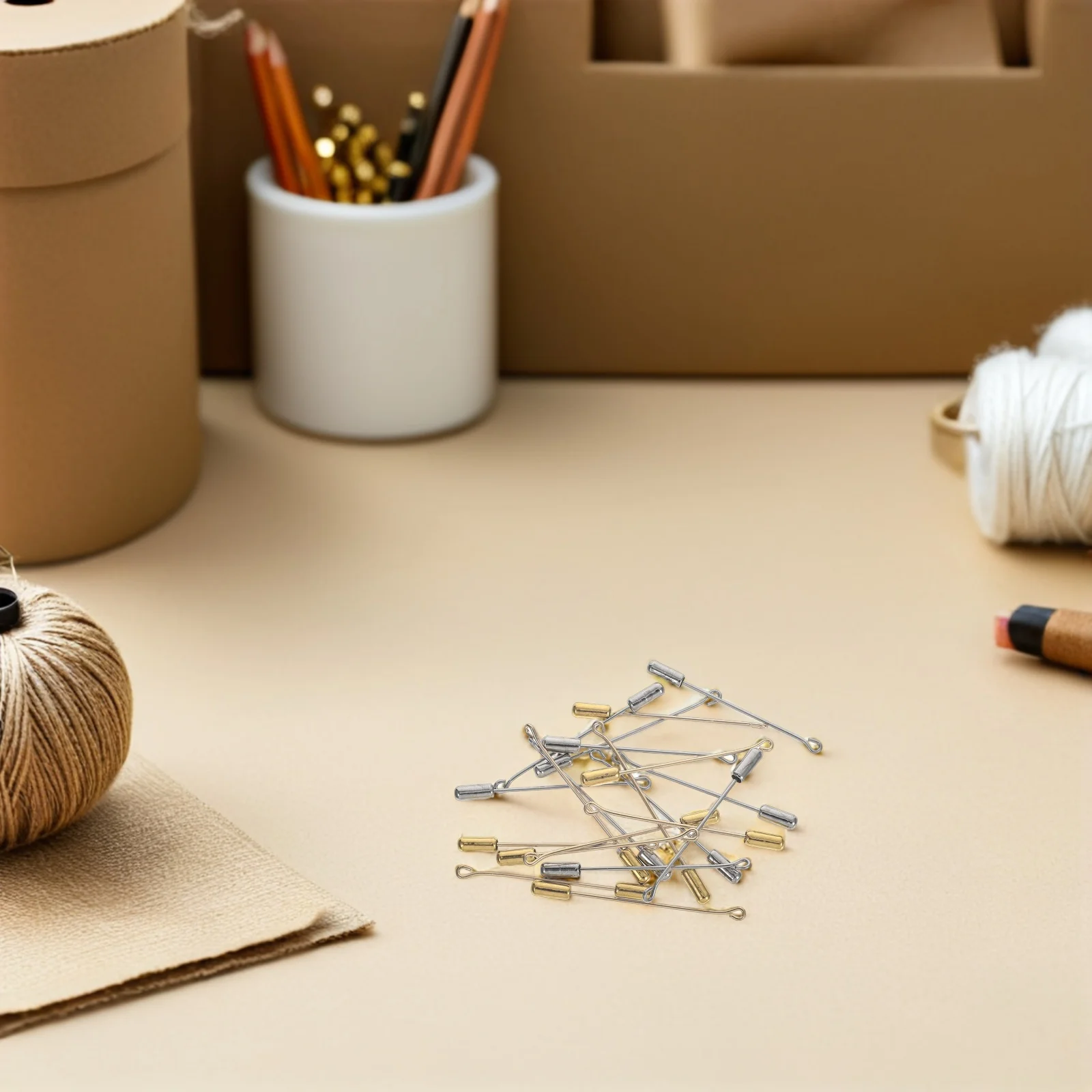 20 مجموعة التلبيب دبوس عصا إبرة Diy بها بنفسك دبابيس الحرفية دبابيس معدنية دعوى التعادل قبعة وشاح شارة صنع المجوهرات اكسسوارات النحاس