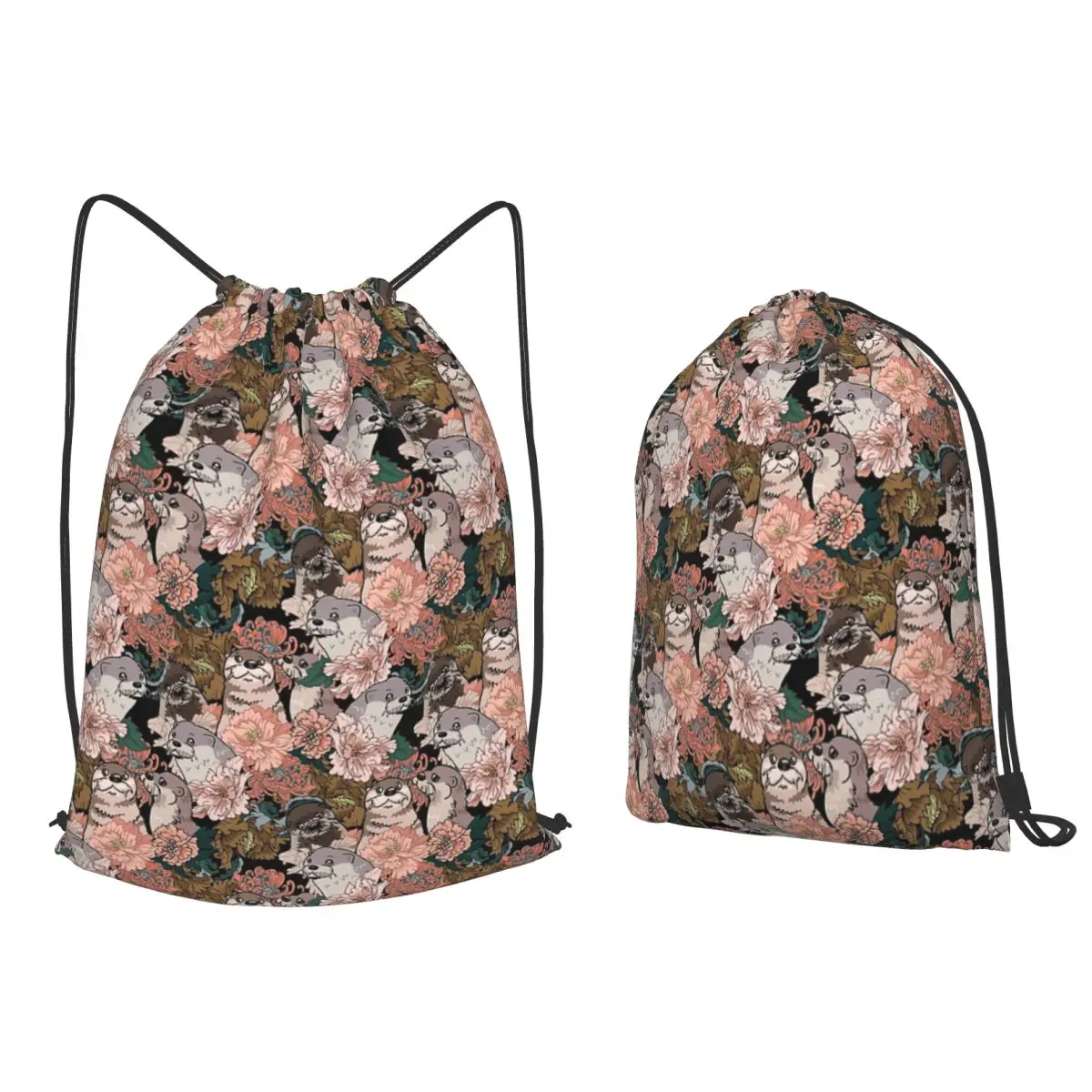

Because Otter Backpacks Multi-function Drawstring Bags Sports Bag Book Bags for Travel Students