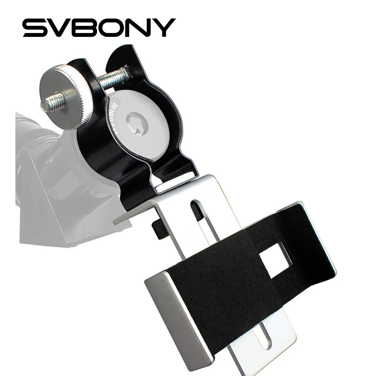 SVBONY Metalowy uchwyt do telefonu komórkowego do teleskopu astronomicznego Uchwyt fotograficzny do okularu 24-38 mm