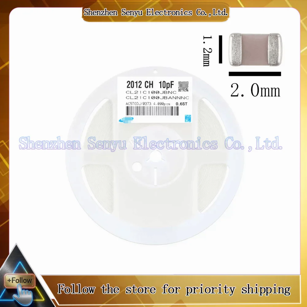 Phone case 0805 SMD 100Pcs 4000Pcs 120pF 150pF 180pF 200pF 220pF 270pF 300pF 330pF 360pF 390pF 470pF 510pF 560pF 680pF 820pF