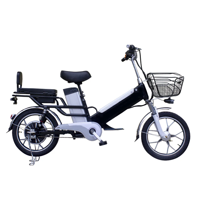 OEM 18 Inch Delivery Electric Bicycle Cargo E-bike 350W электровелосипед 48V Two Lithium Batteries Electric Bike Excursion Ebike