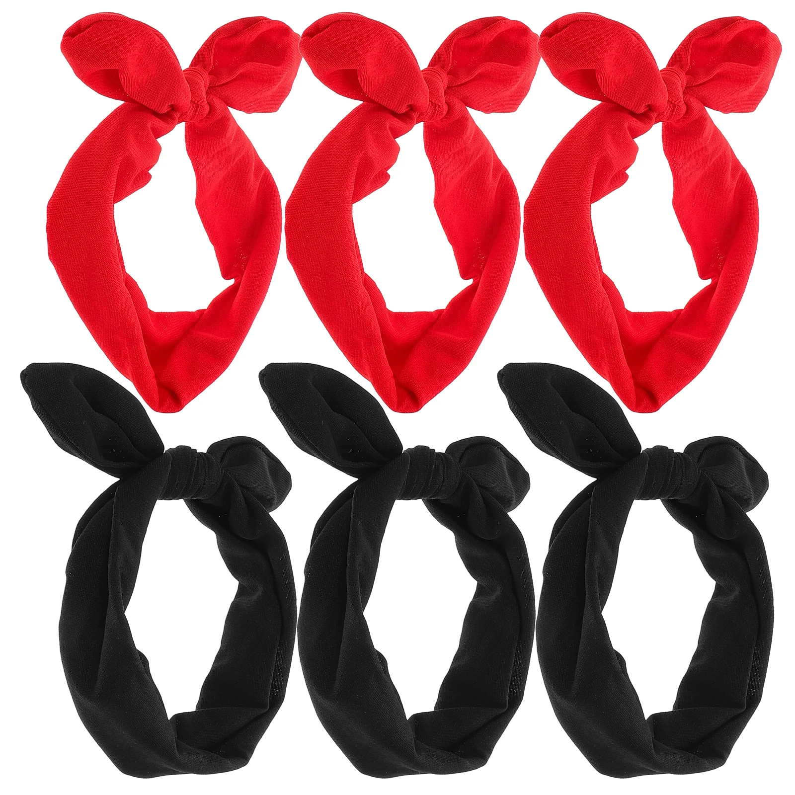 

Bow Headband Bunny Ears Hairband Bands for Women Knotted Headbands Adult Spa Bows Fashion Funny