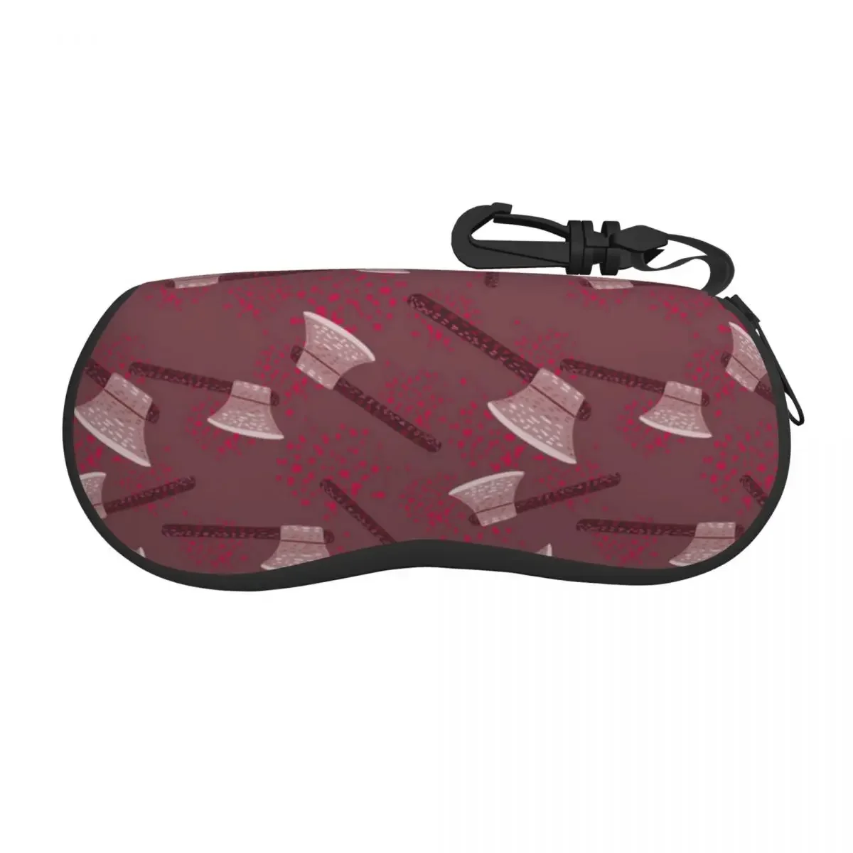 Glasses Case Hatchet Random Pattern Portable Zipper Glasses Case Unglasses Cover Glasses Storage Case