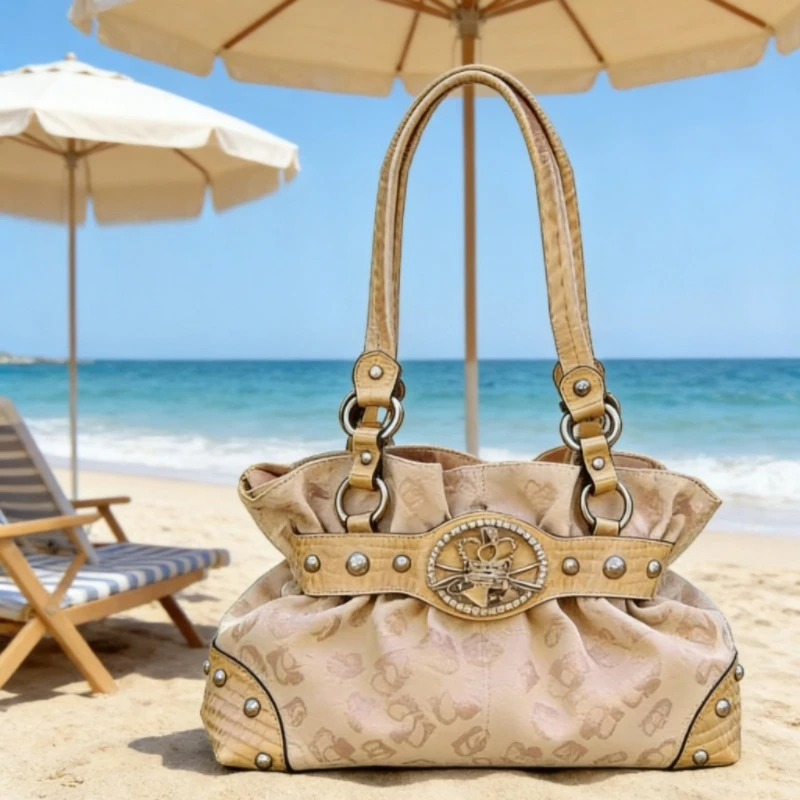 

Fashionable Large-capacity Versatile Single-shoulder Tote Bag Vintage Design Canvas Material Women's Portable 2026 Handbag