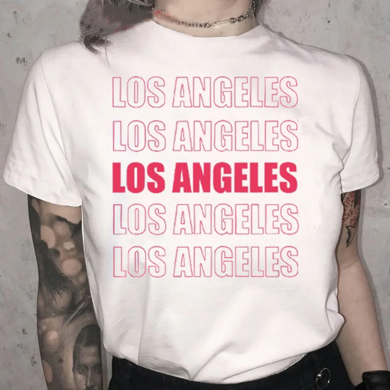 تي شيرت مع طباعة بلايز المرأة بلوزة الإناث الموضة خمر 90s الملابس الشارع الشهير تيز الهيب هوب الجرافيك تي شيرت Y2k الملابس