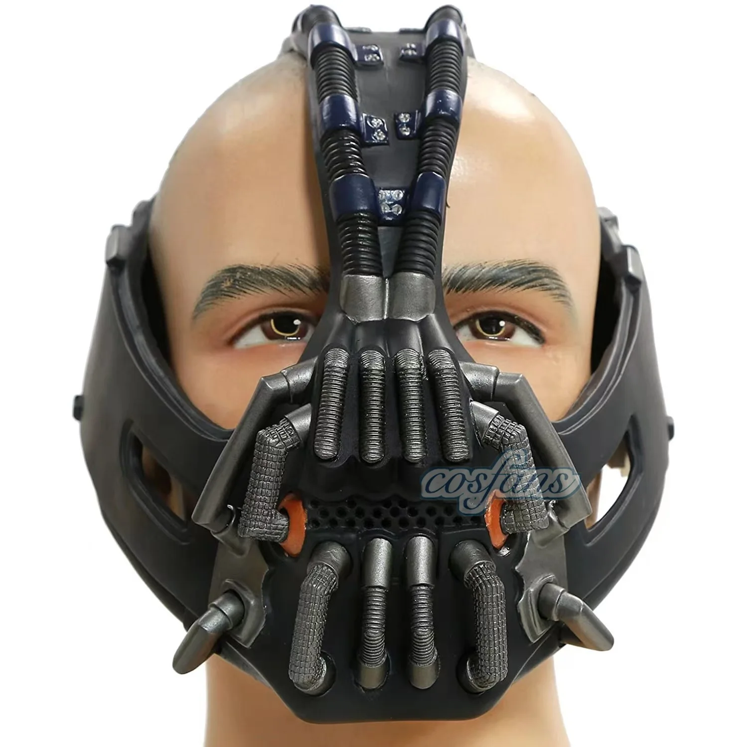 جديد Bane قناع تأثيري قناع فارس الظلام تأثيري الكبار خوذة هالوين كرنفال حفلة تأثيري الرعب الدعامة فيلم الرعب قناع