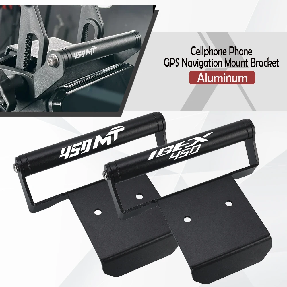 

For CFMOTO 450 MT 2024 2025 2026 IBEX 450 IBEX450 450MT Cellphone Mobile Phone GPS Sat Navigation Mounting Extension Bracket