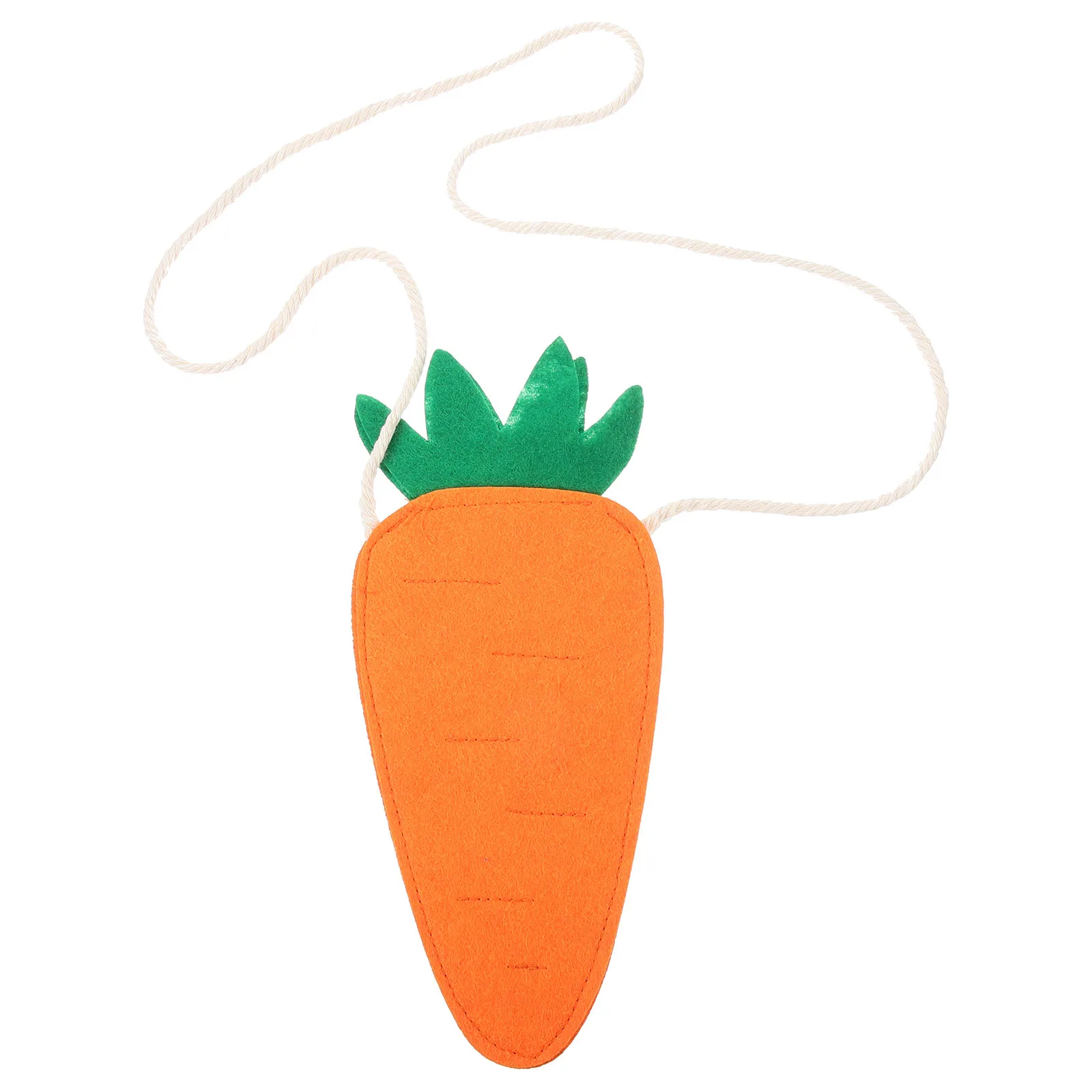 

Adorable Kids Easter Carrot Bags Bunny Decorative Toddler Girl Photo Prop Cosplay Accessories Safe Material Portable