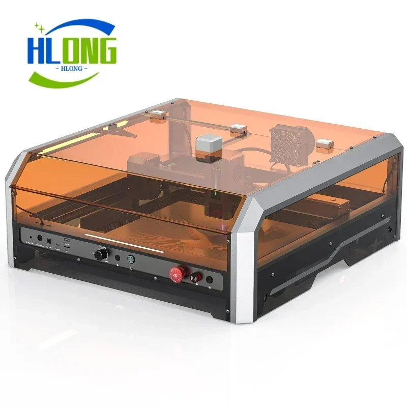 

Hlongda L8 Ultra Laser Engraving Machine with Air Pump and Honeycomb Camera, All-in-one Enclosed Laser Cutter Engraving 20W 40W