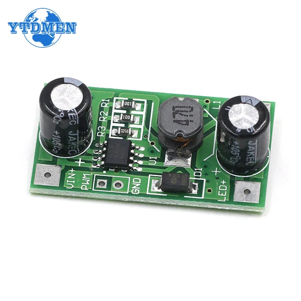 1PCS 1W 2W/3W LED Driver Support PMW Dimmer DC-DC 5-35V Step Down Buck Converter Module 350mA 700mA