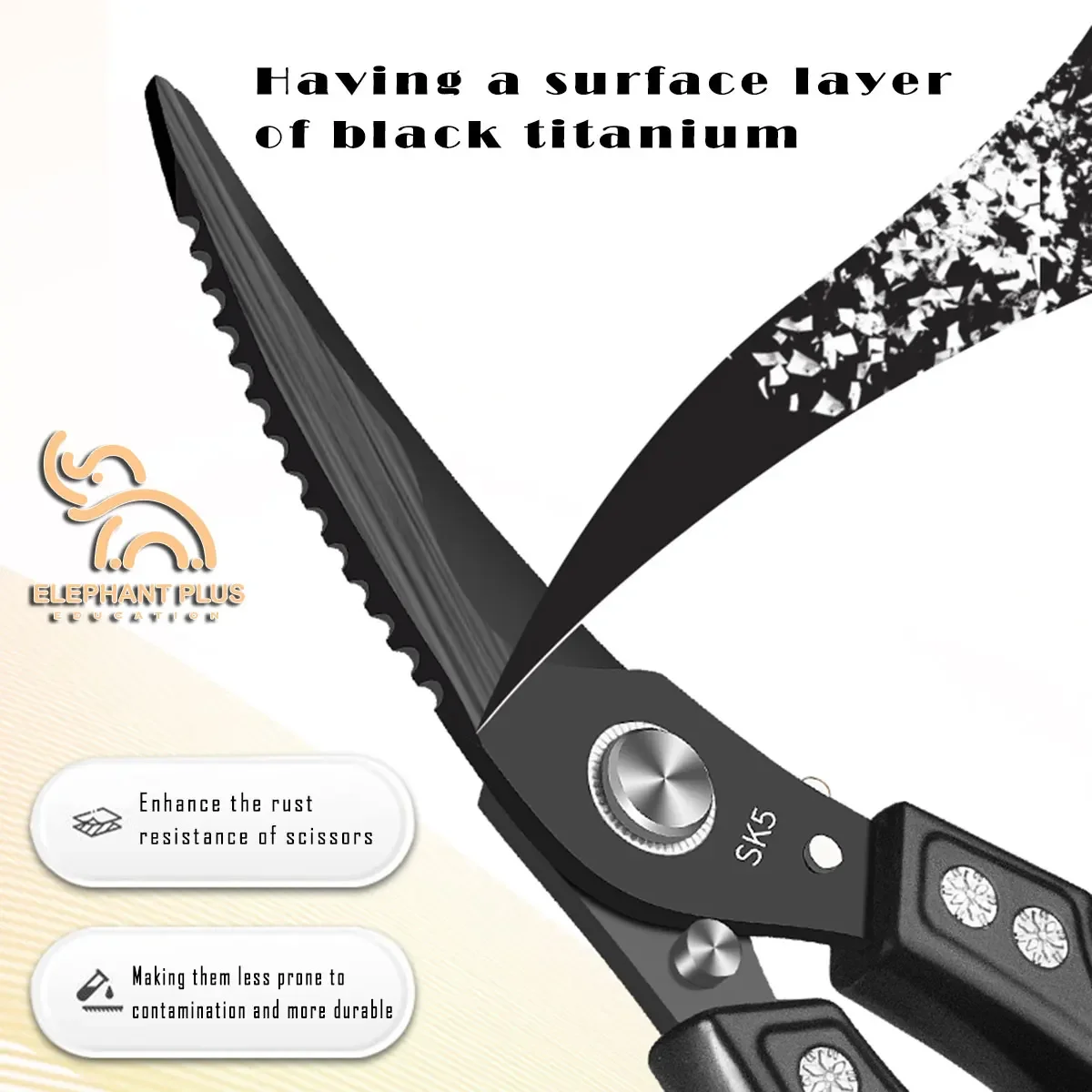 Heavy Duty Bone Scissors For Kitchen - Stainless Steel Rust Proof Shears, Cutting Tools for Chicken Bones, Meat, Poultry, Grilli