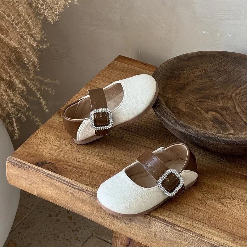 

Kids Retro Party Leather Shoes for Girls 2025 New Autumn Toddler Walking Shoes All-day Comfort First Walker Outdoor Play Flats