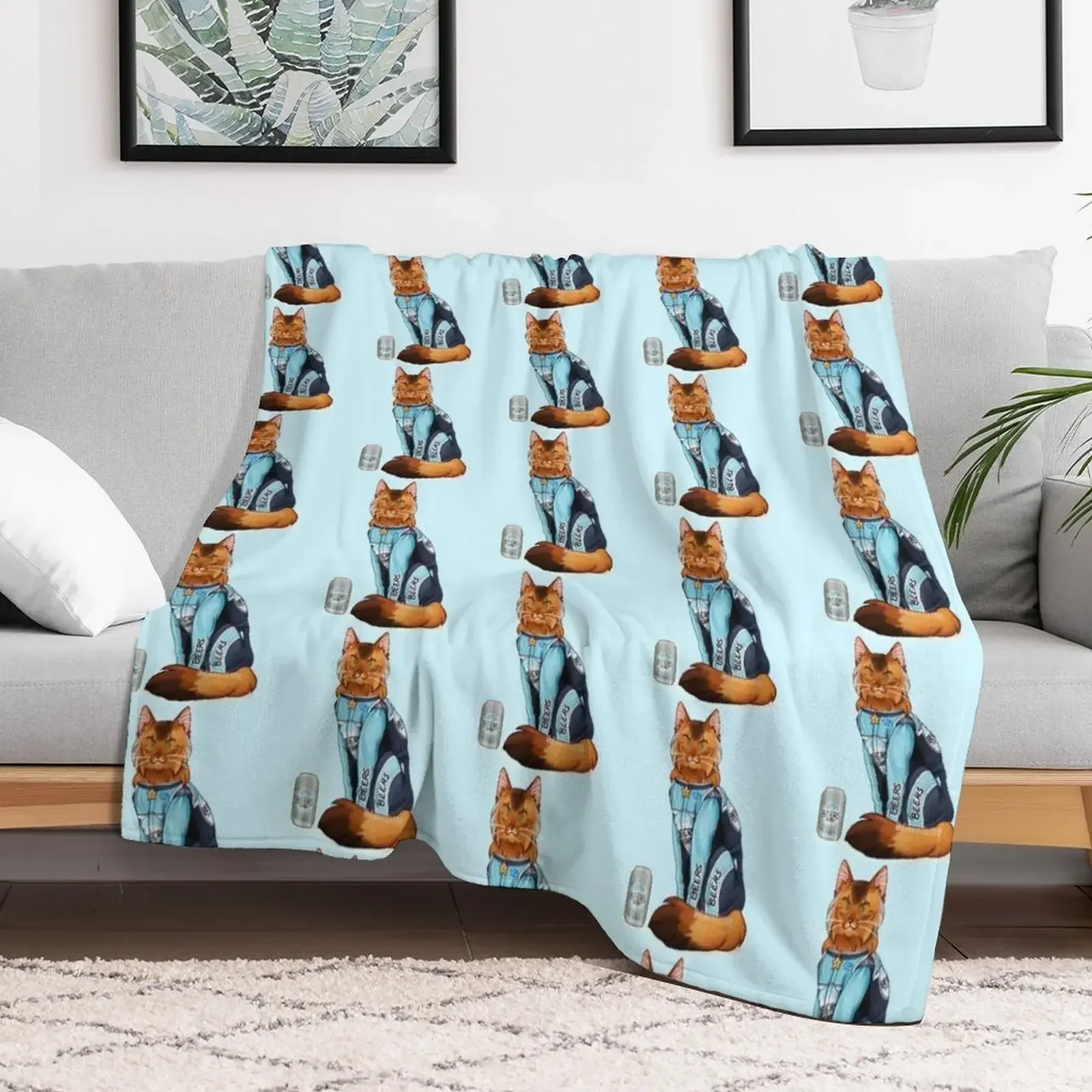 

Katvin Harvick Throw Blanket Luxury Designer Thins Blankets