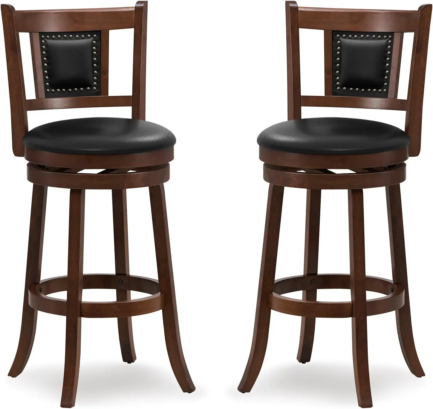 Swivel Bar Stools Set of 2, 30.5