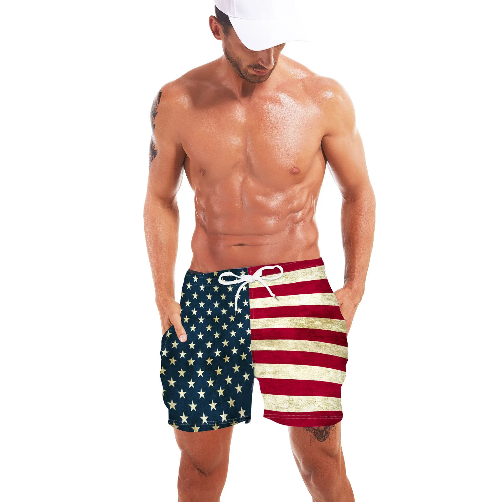 الرجال السراويل سراويل للسباحة الرجال الصيف السراويل الصيف ارتداء سريعة الجافة تنفس العملي Boardshorts