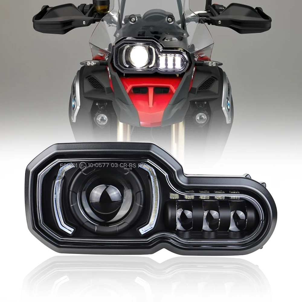 Motorcycle LED Headlight High-Low Beams DRL for BMW F800GS F800GS ADV F800R F700GS F650GS