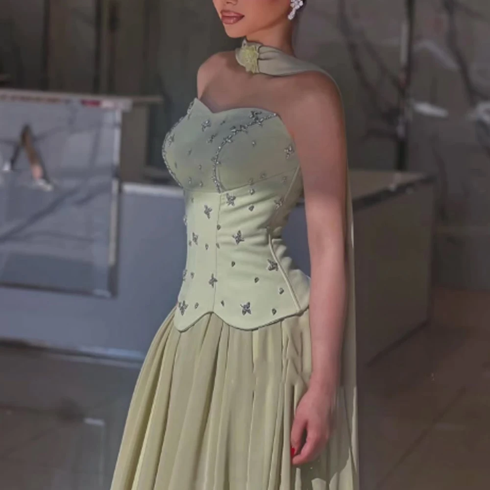 Customized Off-shoulder Prom Dress Luxury Party Dresses Made Long High Quality Evening Gown Line A Robe Soiree Ball Gowns Women