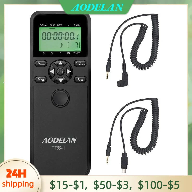 AODELAN-인터발미터 타이머 리모컨, 소니 ZV1 A7SIII A7RIV A7RIII A7RII A7III A7II A7SII A6100 A6300 A6400 A6600