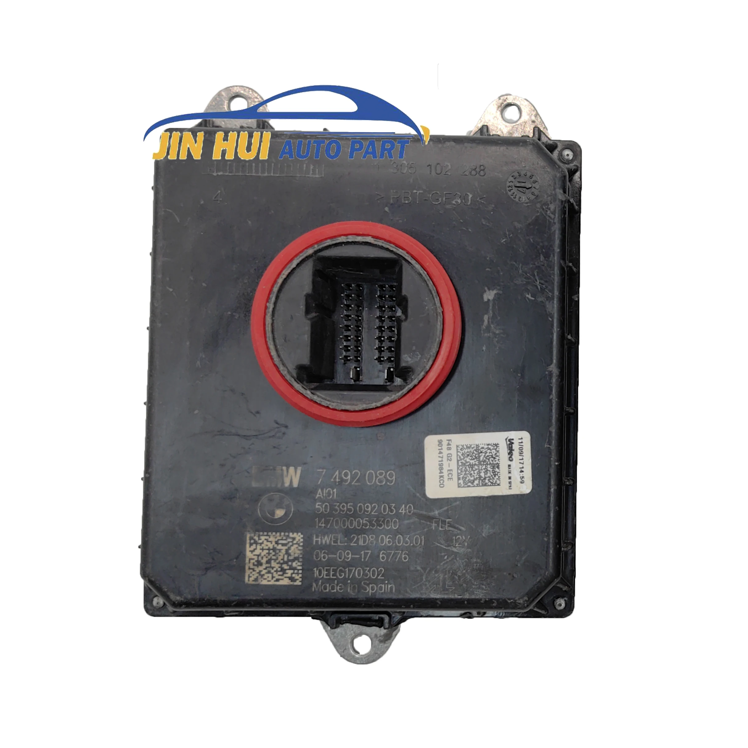 

7492089 Оригинальный б/у светодиодный контроллер фар, балласт 10EEG 170302 Подходит для модуля фар BM-W X1 F48 X2 F39 63117492089