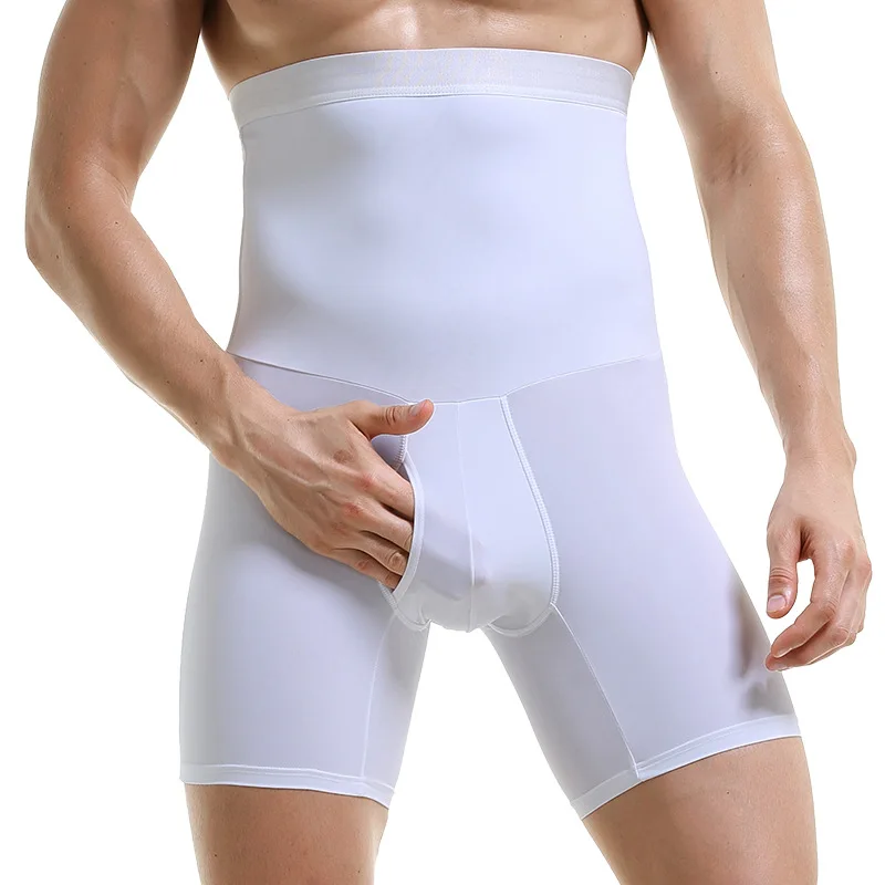 Extra High Waist Men Body Shaper Control Panties Compression Underwear 3XL 4XL Abdomen Belly Slimming Trainer Painties Boxers