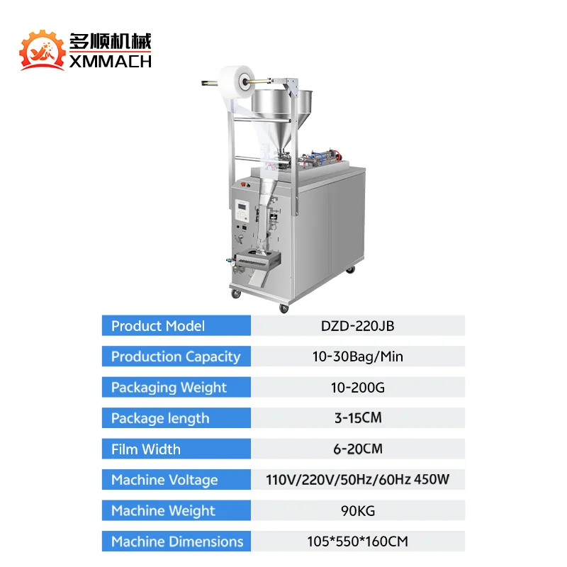 Multi-Function Liquid&Paste Automatic Packing Machine 10-200g Pouch Bags Food Hot Sale Worldwide Honey Condensed Milk