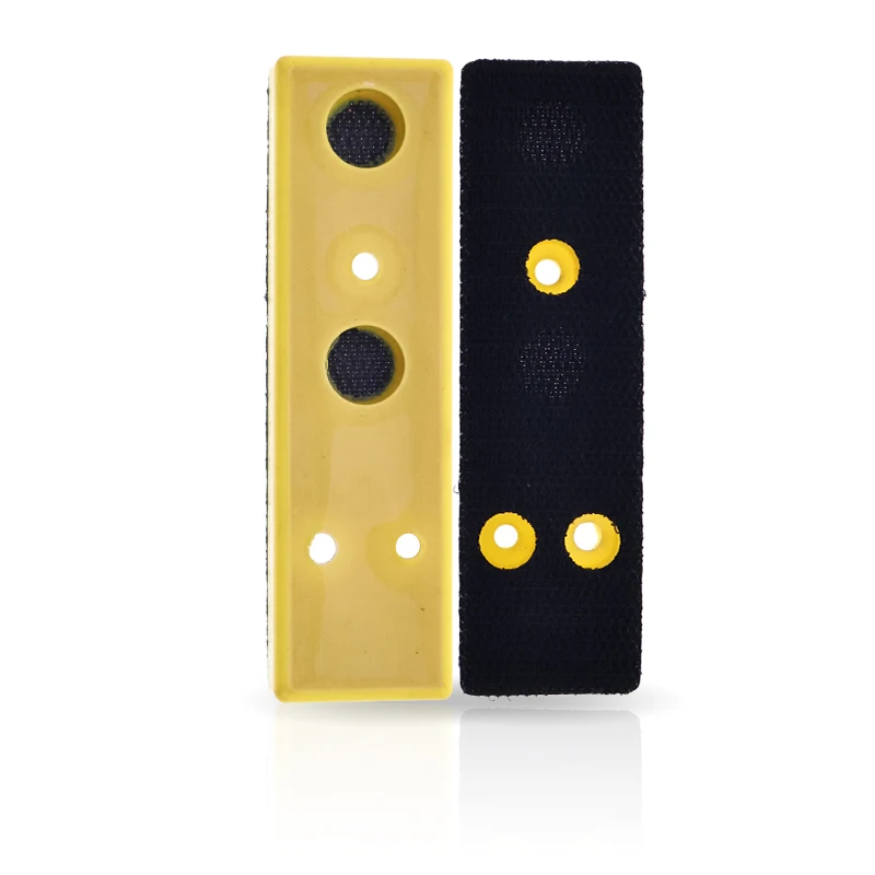 High Quality 2Pcs Rectangular Plastic Flocking Sanding Pad 98*28MM 98*40MM for Abrasive Tools Metal Wood Leather Plastic Stone